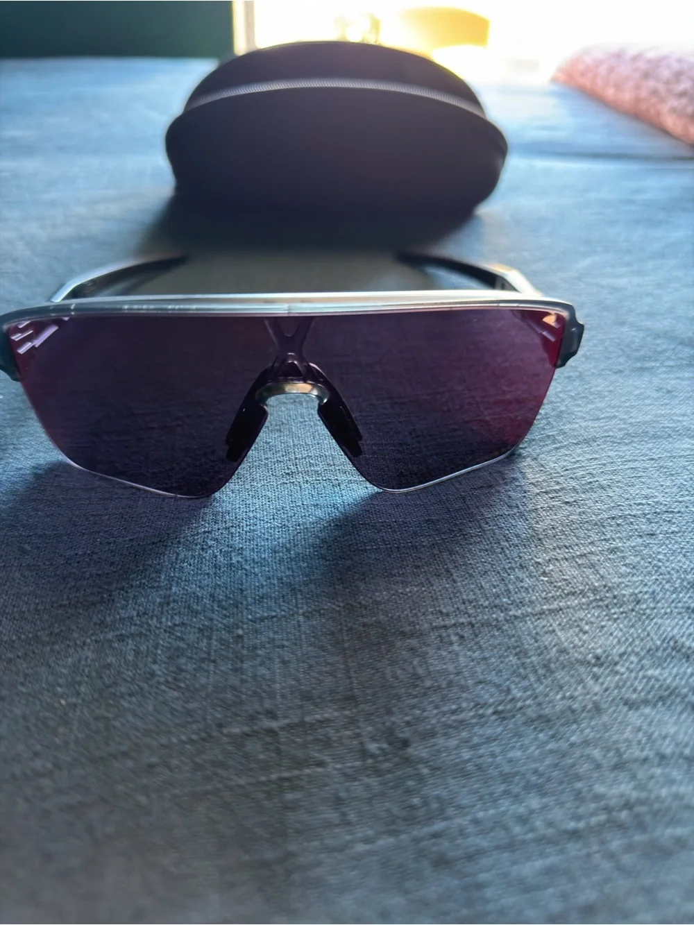 Oakley Corridor Shield Sports Sunglasses with Magenta Lenses